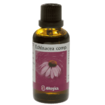 Glasflaske med lægemidlet Echinacea comp.