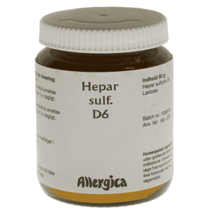 Hepar sulf.  D6