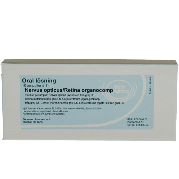 Nervus opticus/Retina Organocomp.