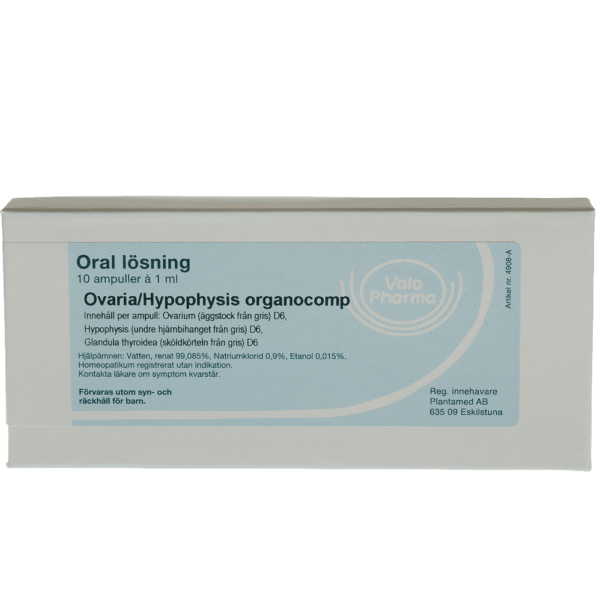 Ovaria/Hypofysis organocomp.