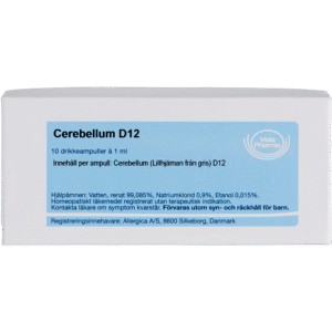 Cerebellum D12 ampuller - homøopatisk lægemiddel fra Allergica