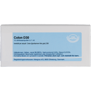 Colon D30 ampuller - homøopatisk lægemiddel fra Allergica