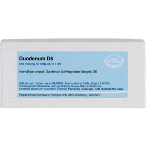 Duodenum D6 ampuller - homøopatisk lægemiddel fra Allergica