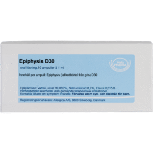 Epiphysis D30 ampuller - homøopatisk lægemiddel fra Allergica