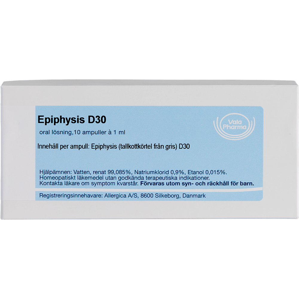 Epiphysis D30 ampuller - homøopatisk lægemiddel fra Allergica