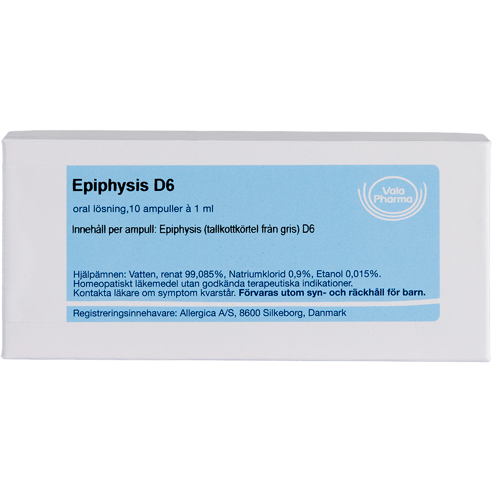 Epiphysis D6 ampuller - homøopatisk lægemiddel fra Allergica