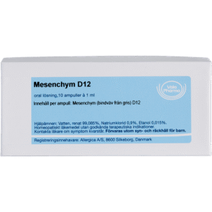 Mesenchym D12 ampuller - homøopatisk lægemiddel fra Allergica