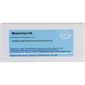 Mesenchym D6 ampuller - homøopatisk lægemiddel fra Allergica