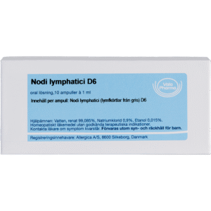 Nodi lymphatici D6 ampuller - homøopatisk lægemiddel fra Allergica
