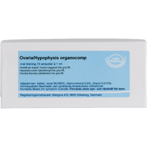 Ovaria/Hypophysis organocomp ampuller - homøopatisk lægemiddel fra Allergica