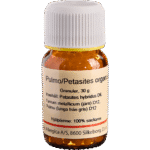 Pulmo/Petasites organocomp sukkerkugler - homøopatisk lægemiddel fra Allergica