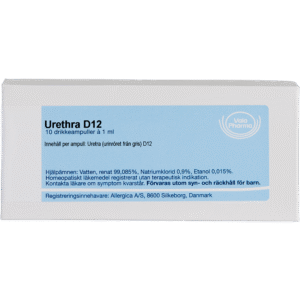 Urethra D12 ampuller - homøopatisk lægemiddel fra Allergica