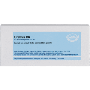 Urethra D6 ampuller - homøopatisk lægemiddel fra Allergica